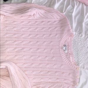 Pink Croft & Barrow sweater